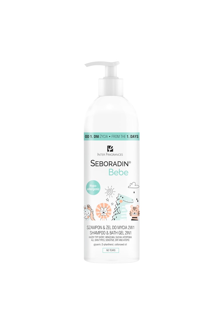 Sampon si gel de dus 2 in 1 - Bebe - 500 ml