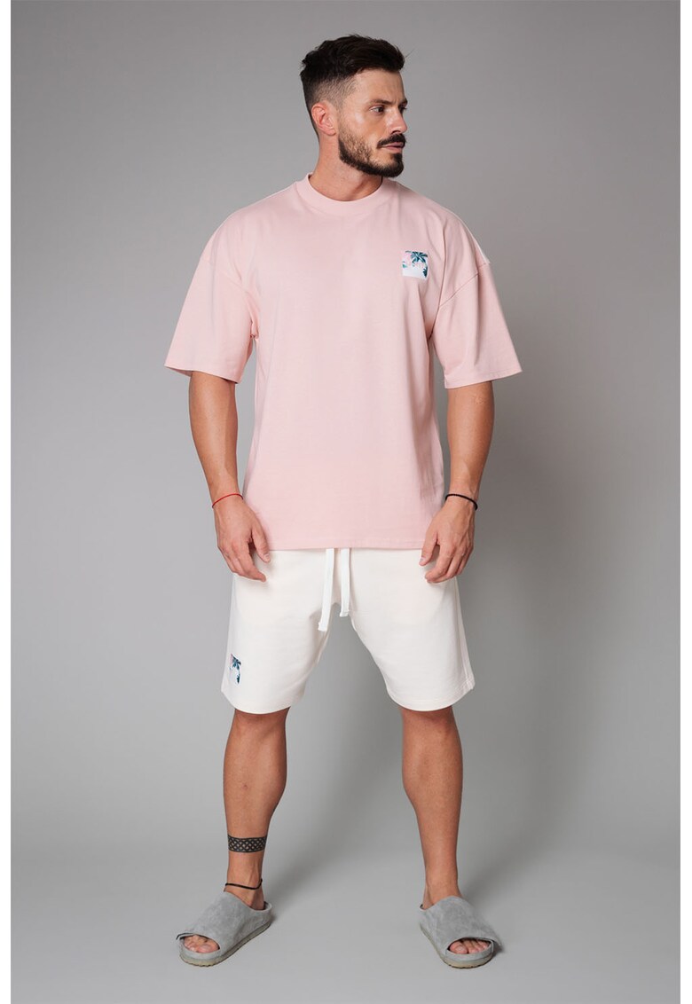 Set de tricou supradimensionat si pantaloni scurti LeClub