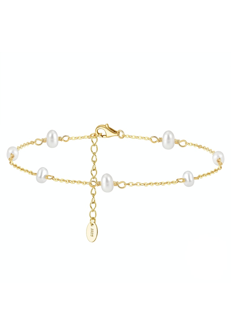 Bratara de Picior - pentru femei - Auriu/Alb