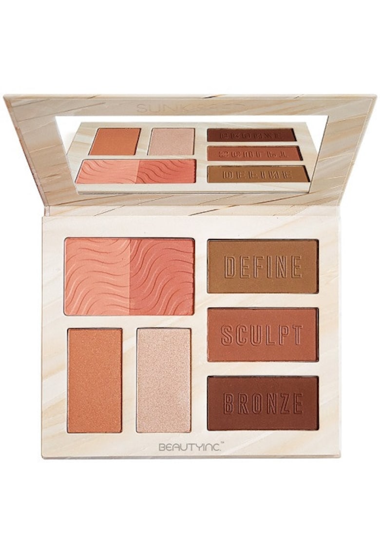 Paleta contur cu pudre bronzante - Contour Pro Bronzing - 7 culori