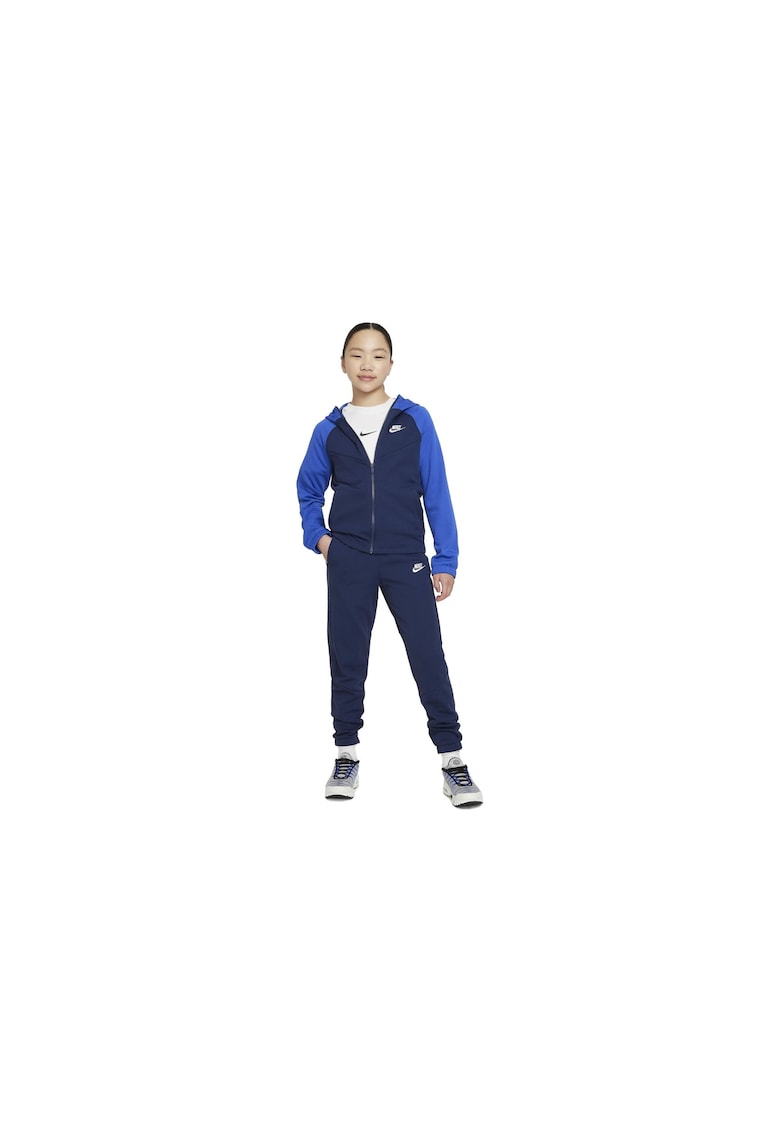 Trening K NSW TRACKSUIT POLY HD FZ LBR FD3072480 Copii - Bleumarin