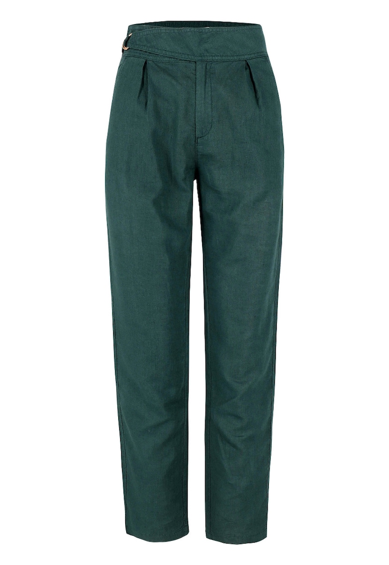 Pantaloni In/Bumbac - Verde inchis