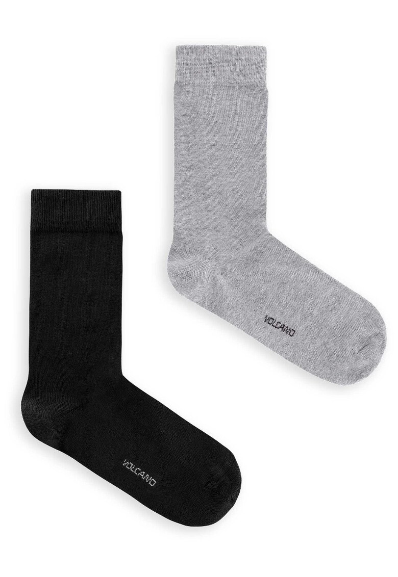 Set 2 perechi sosete - Negru/Gri - 39-42