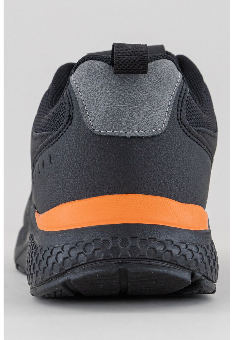Pantofi sport de piele ecologica si material textil