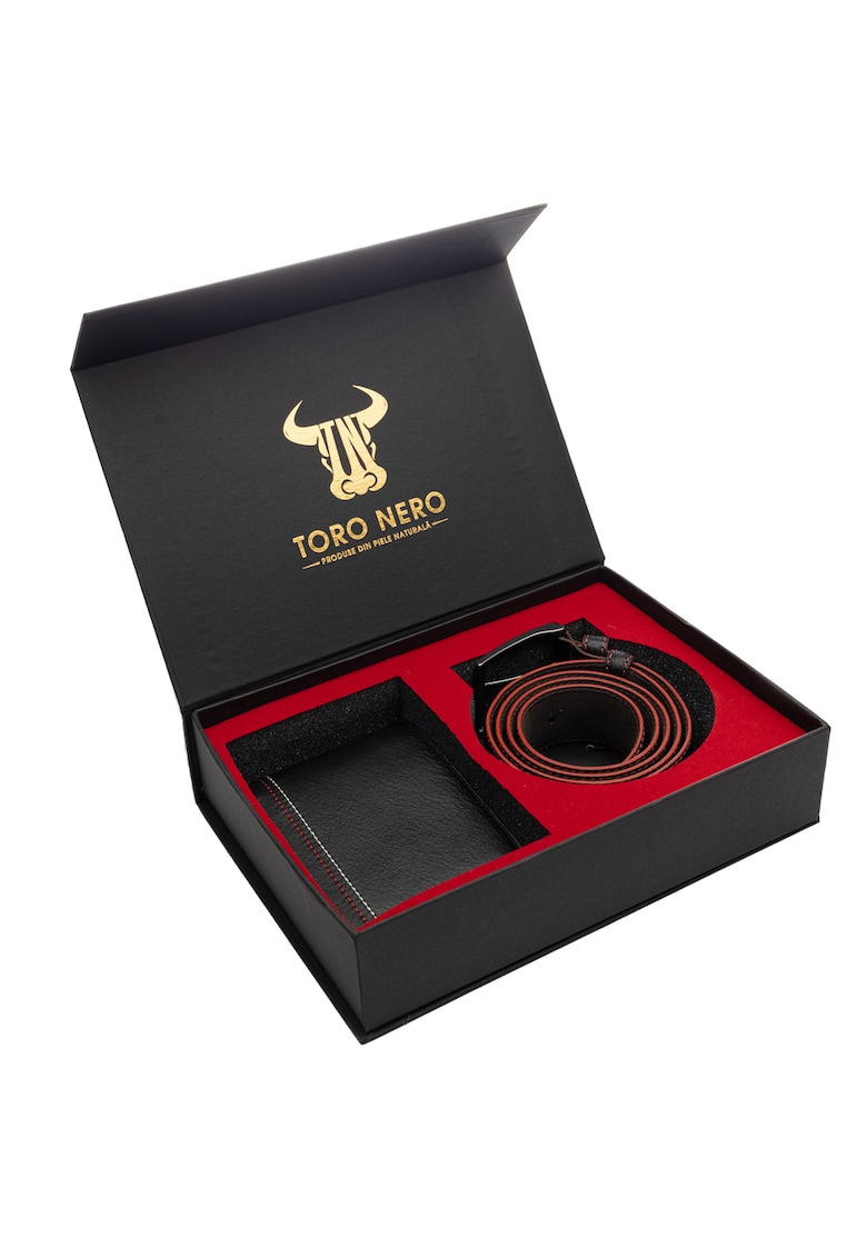 Set cadou Negru Red Line - Negru