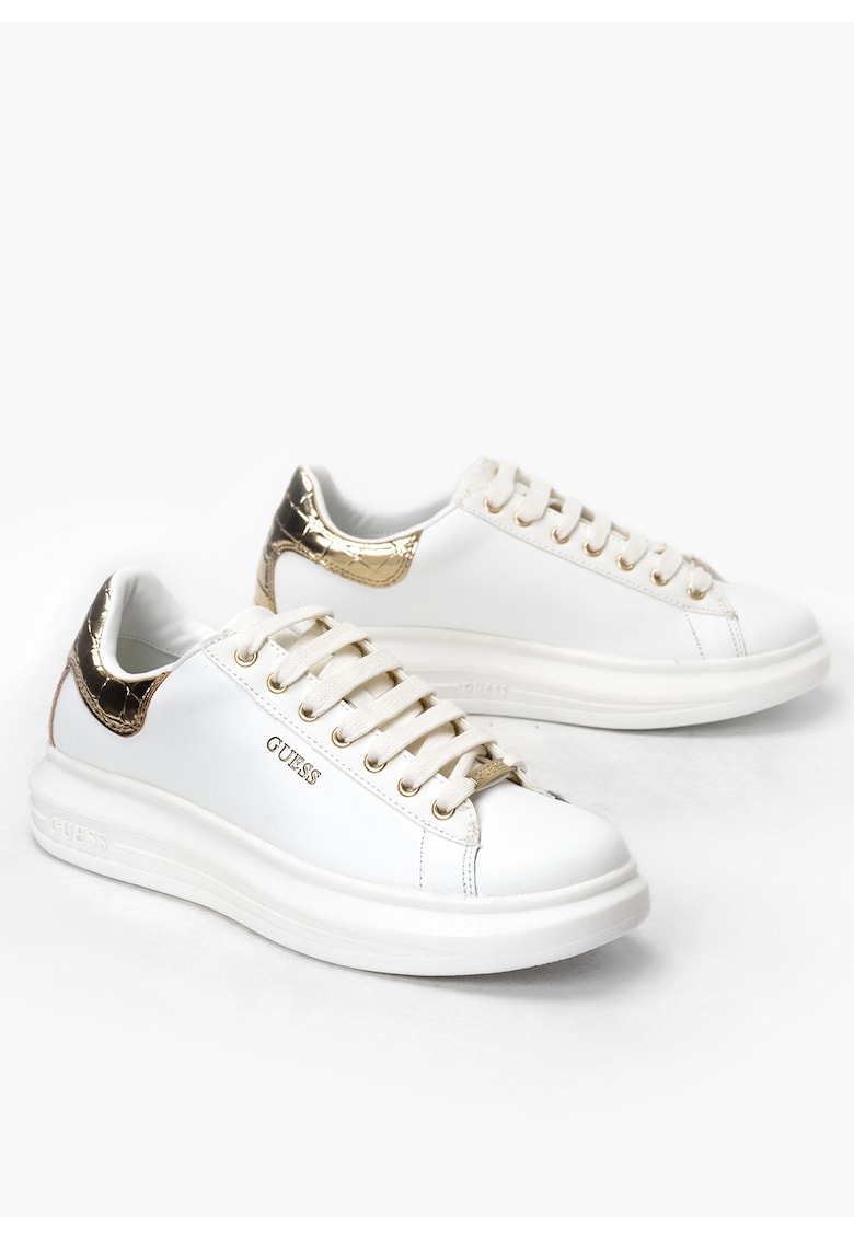 Pantofi sport din piele cu detalii cu logo Salerno