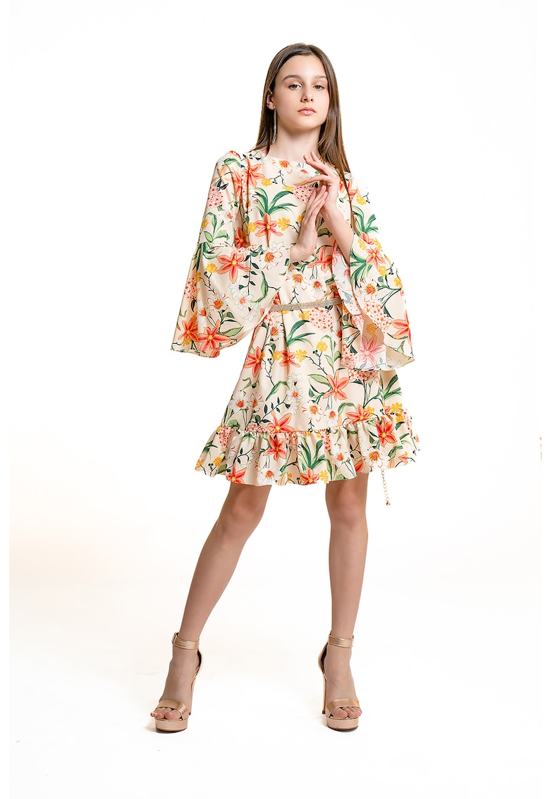 Rochie cu model si maneci evazate Wildflower Evelina