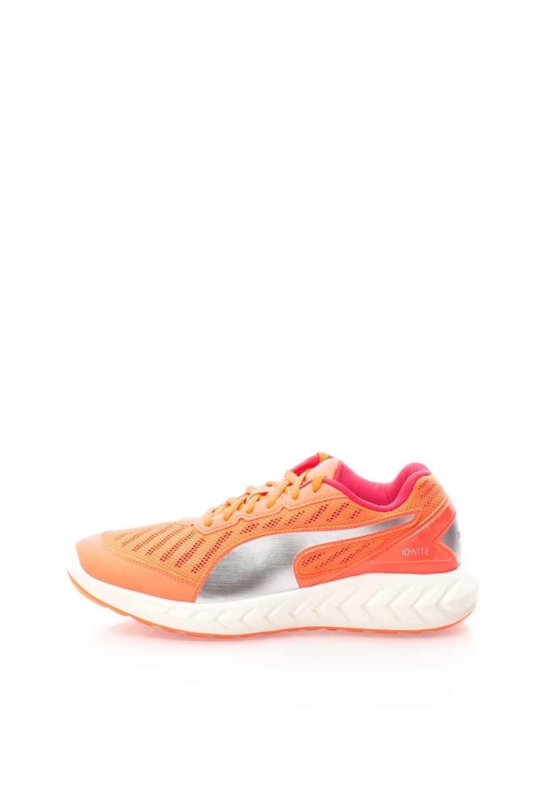 Pantofi sport oranj neon cu argintiu Ignite Ultimate argintiu Femei
