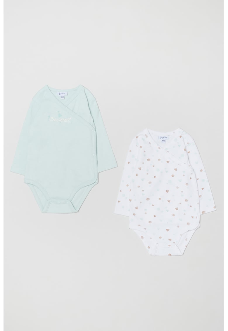 Set de body-uri cu imprimeu - 2 piese