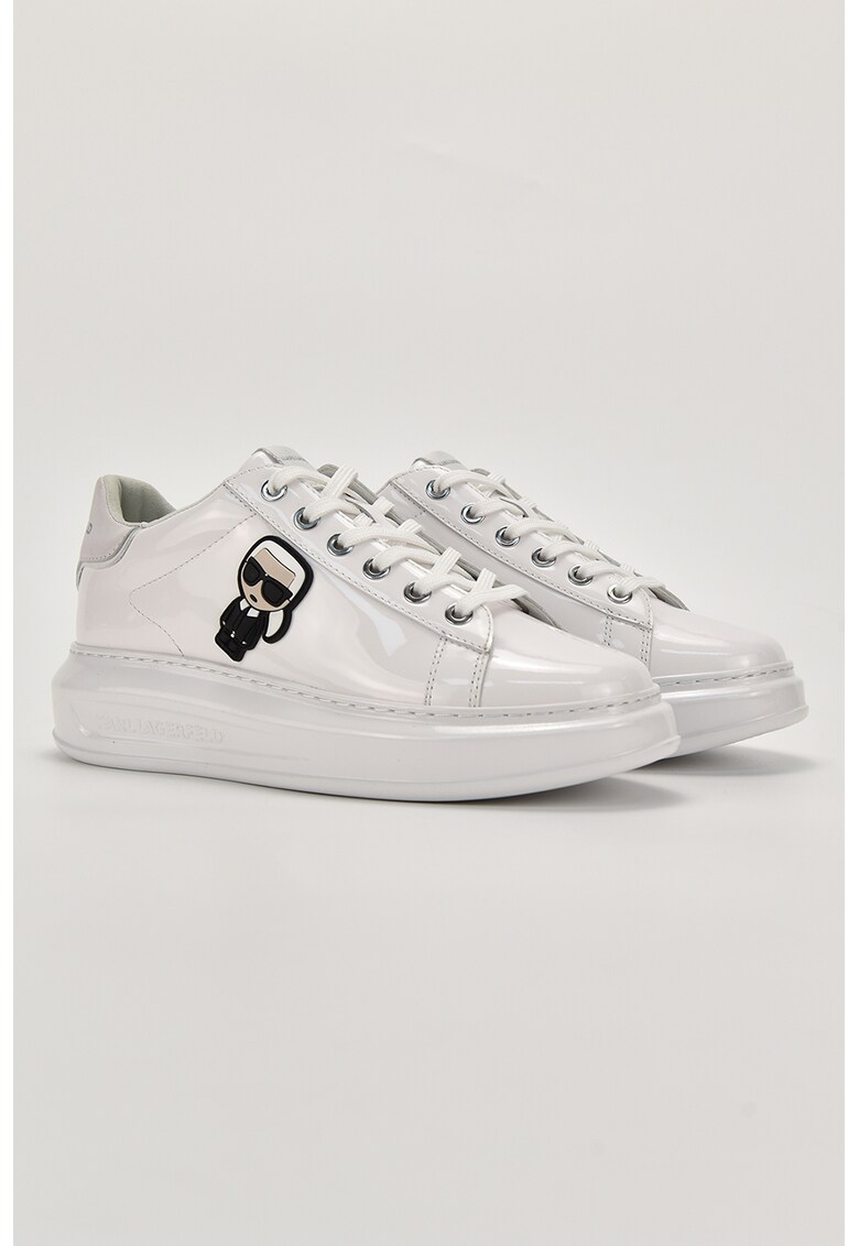 Pantofi sport din piele cu talpa wedge