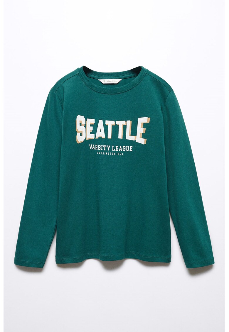 Bluza cu imprimeu text Seattle