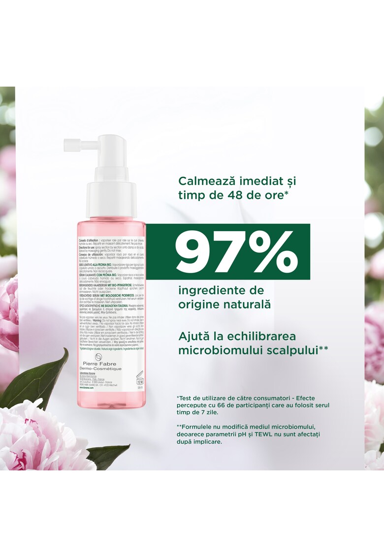 Ser calmant cu extract de bujor Bio - 100 ml