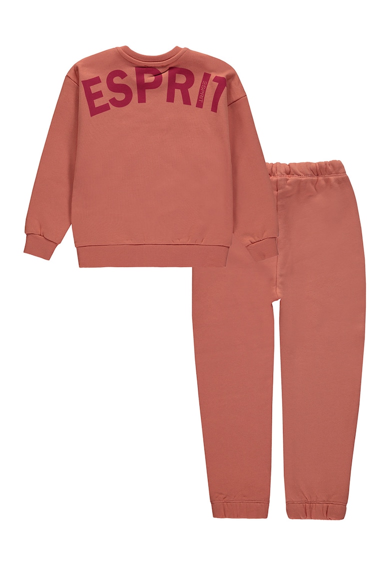 Esprit Set de pantaloni si bluza sport cu maneci cazute