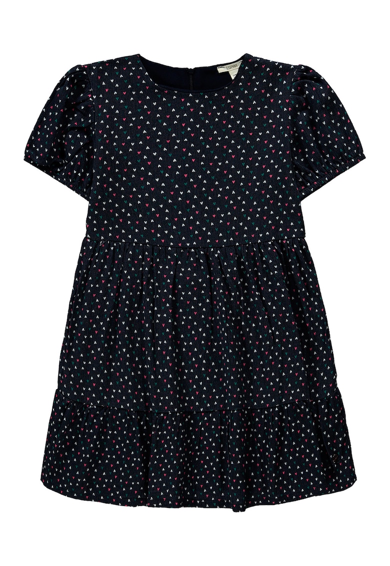 Rochie evazata cu maneci scurte