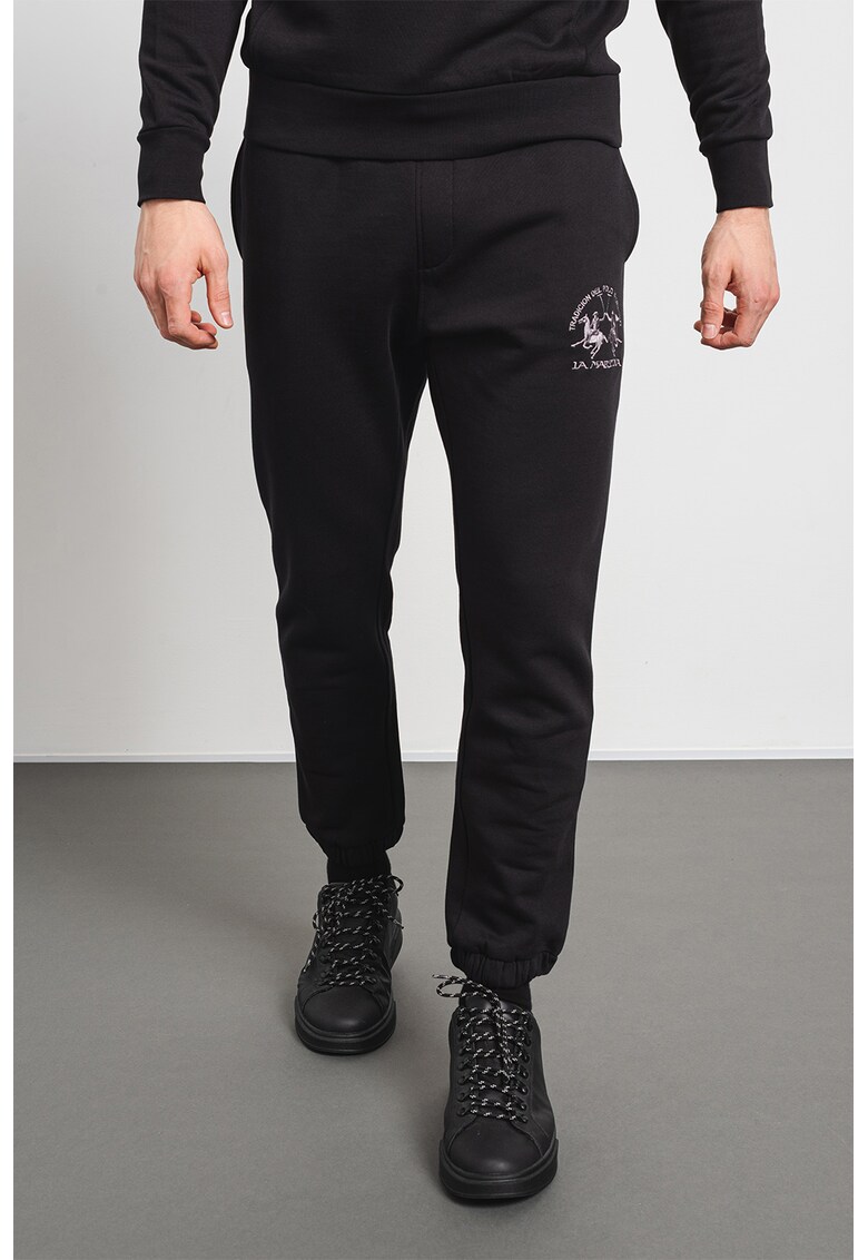 Pantaloni de trening regular fit cu logo