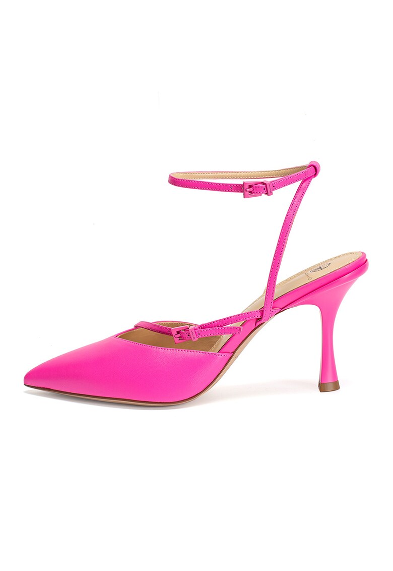 Pantofi din piele cu barete multiple