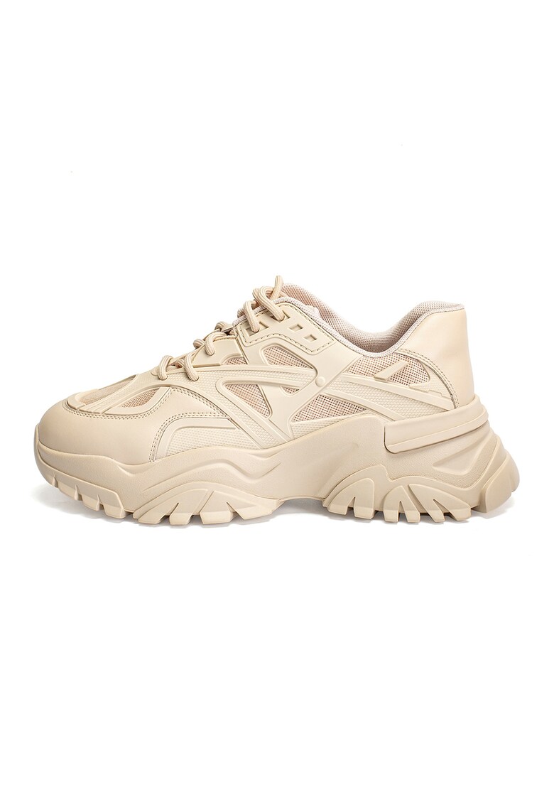 Pantofi sport cu garnituri din piele