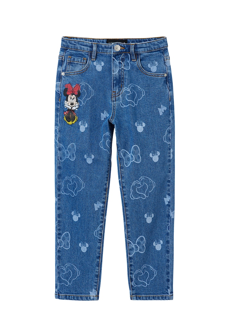 Blugi cu imprimeu Minnie Mouse - Albastru