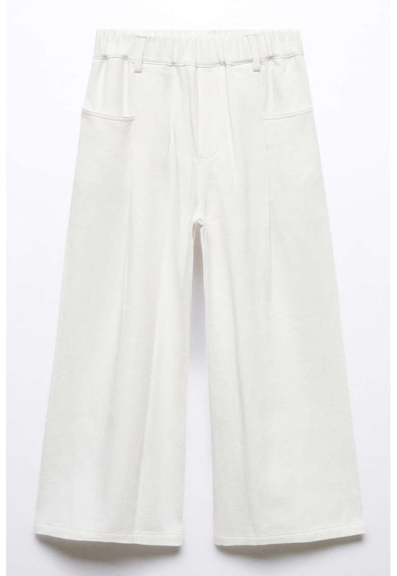 Pantaloni din amestec de bumbac cu buzunare aplicate Kai