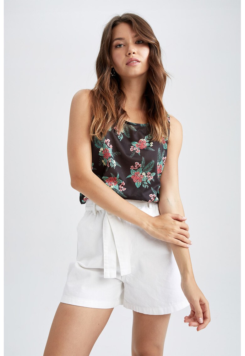 Top cu model floral