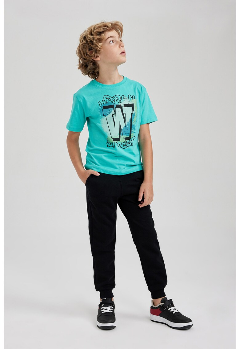 Pantaloni sport cu snur de ajustare