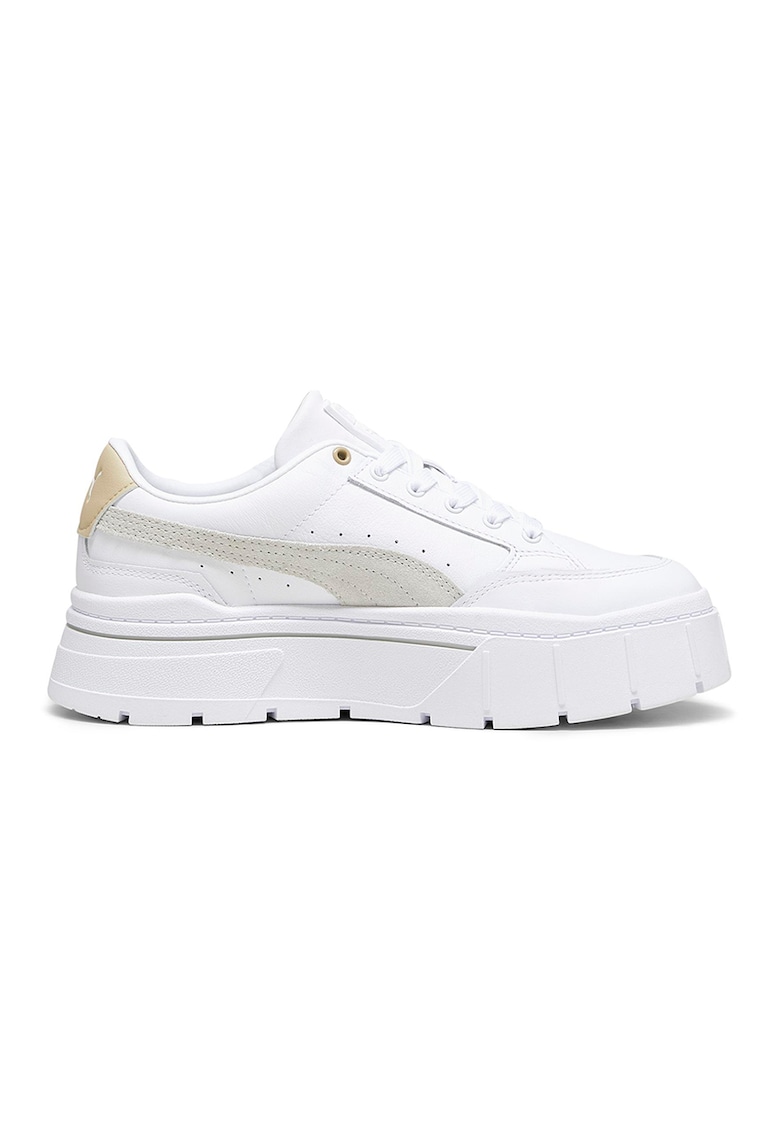Pantofi sport de piele cu garnituri de piele intoarsa Mayze Stack