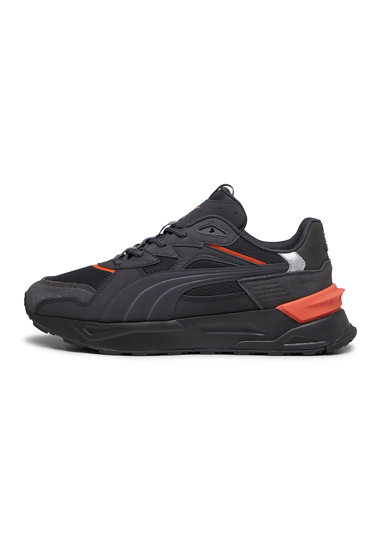 Pantofi sport cu garnituri de plasa Mirage Sport Asphalt - Portocaliu mandarina/Gri inchis