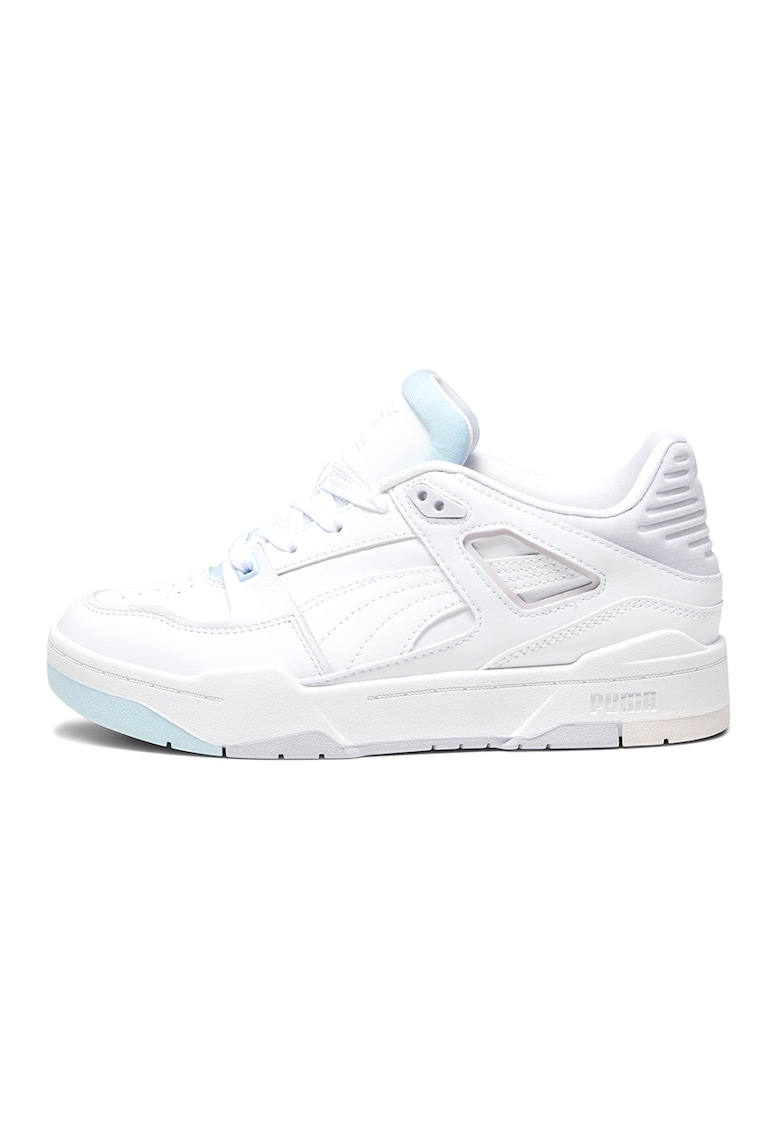 Pantofi sport cu garnituri de piele Slipstream - Alb/Albastru deschis