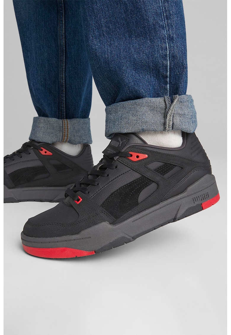 Pantofi sport cu detalii de piele Slipstream Box Out