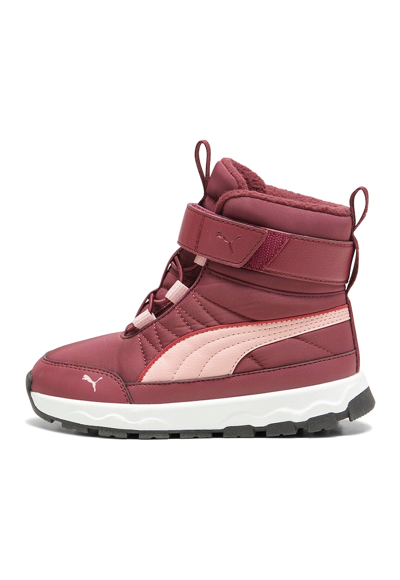 Puma Ghete de iarna cu velcro Evolve AC+ - Caramiziu/Roz pal