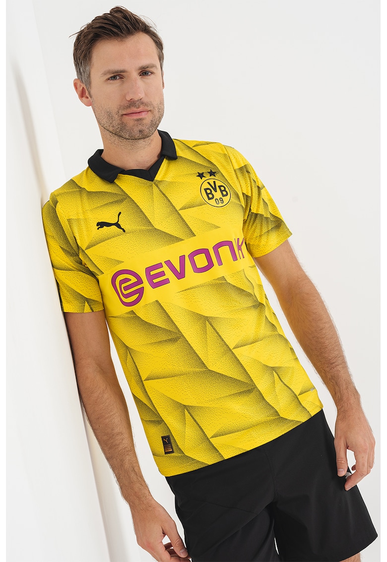 Tricou polo cu tehnologie dryCELL pentru fotbal BVB Jersey Replica