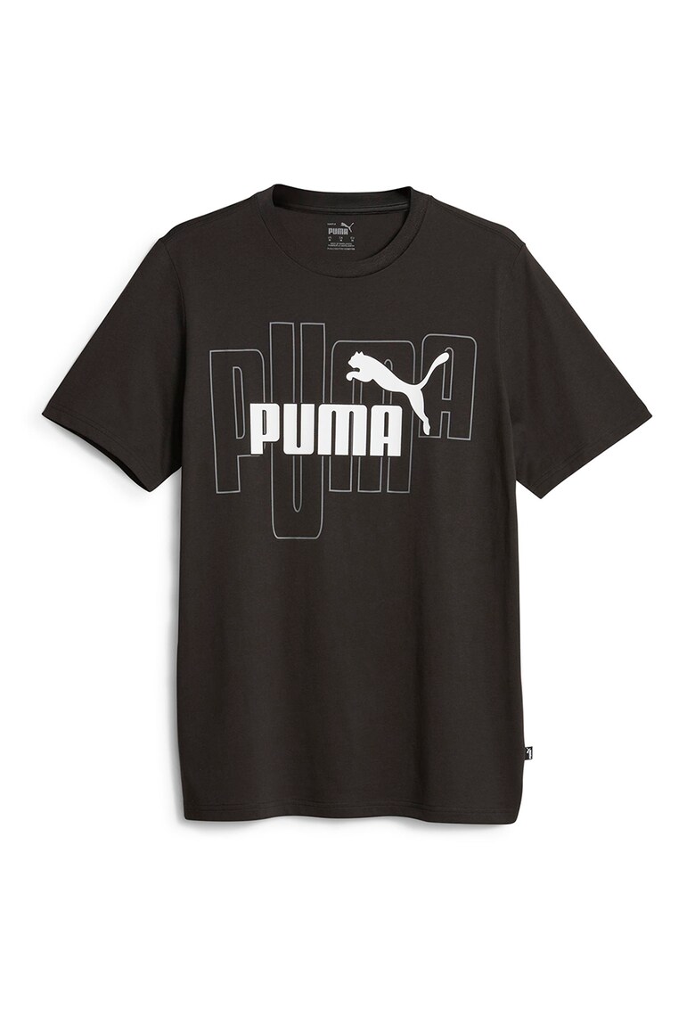 Tricou de bumbac cu imprimeu logo