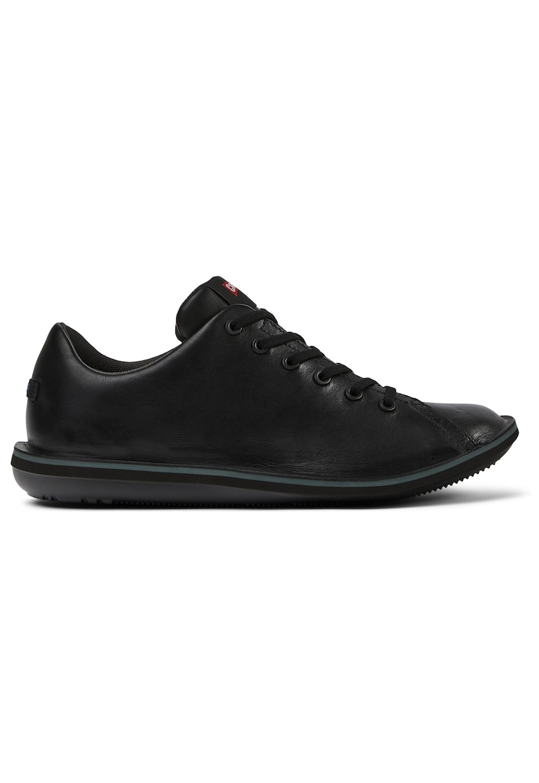 Pantofi casual de piele nabuc Beetle 393 - Negru