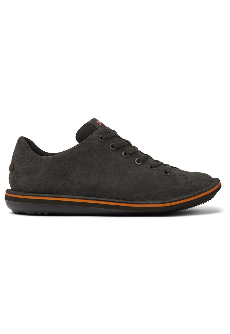 Pantofi casual de piele nabuc Beetle 393 - Gri