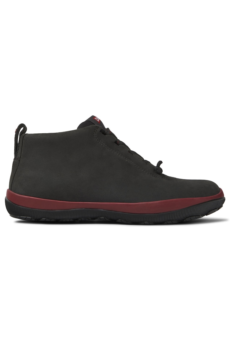 Pantofi sport impermeabili de piele Peu Pista GM 943 - Rosu/Gri inchis