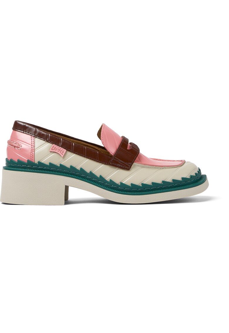 Кожени мокасини Taylor Twins 1155 цвят: кафяв - сив
