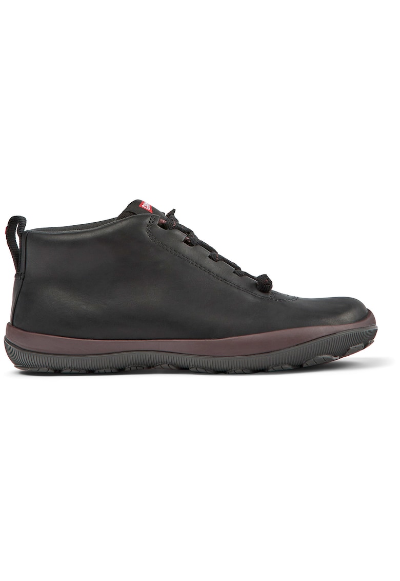 Pantofi sport impermeabili de piele Peu Pista GM 943 - Negru/Violet aubergine