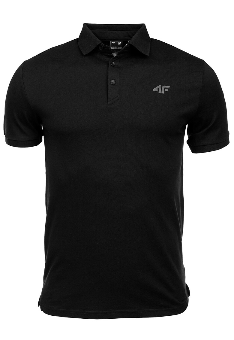 Tricou Polo pentru barbati - Bumbac - Negru -