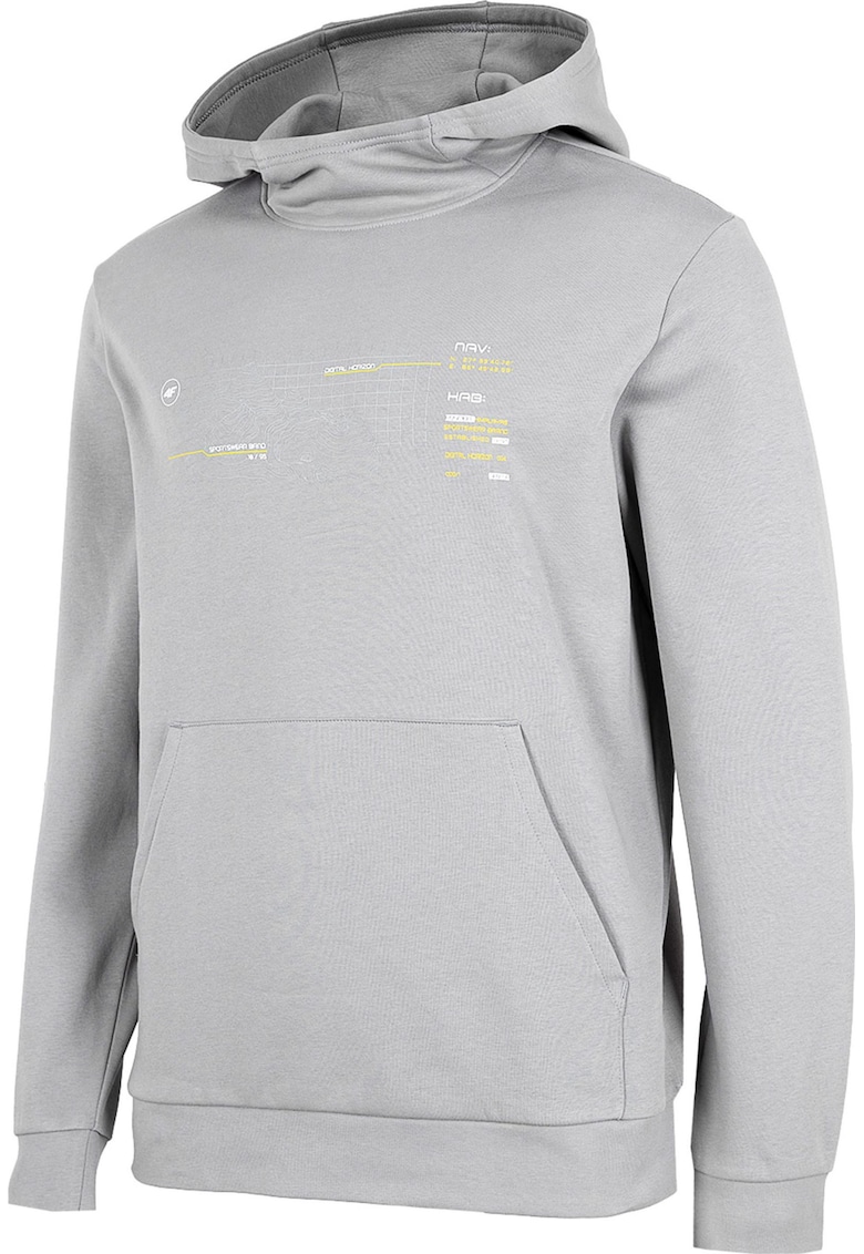 Hanorac sport barbati - Bumbac - Gri -