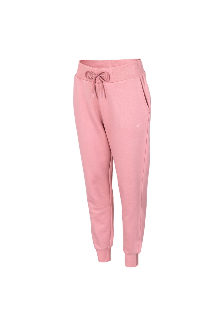 Pantaloni sport dama - Bumbac - Roz