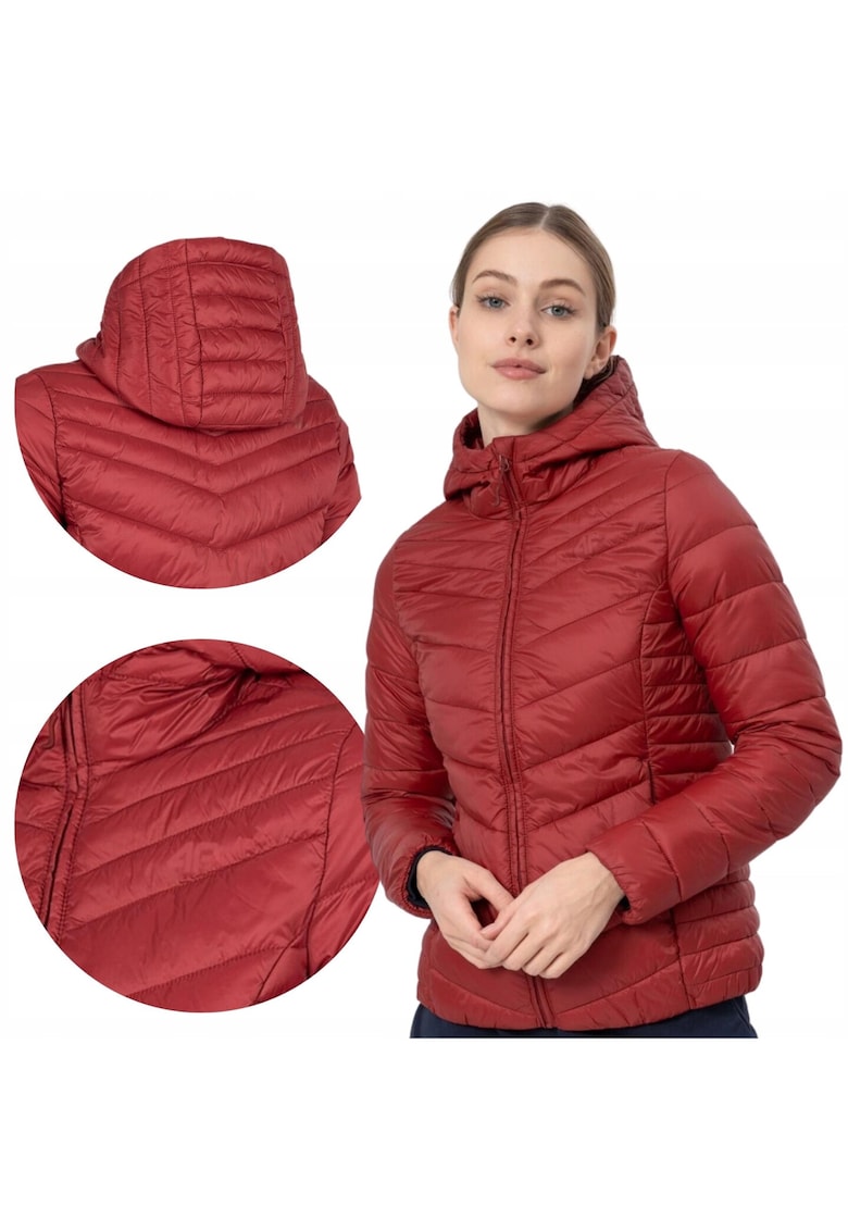 Geaca pentru dama KUDP003 - Rosu -