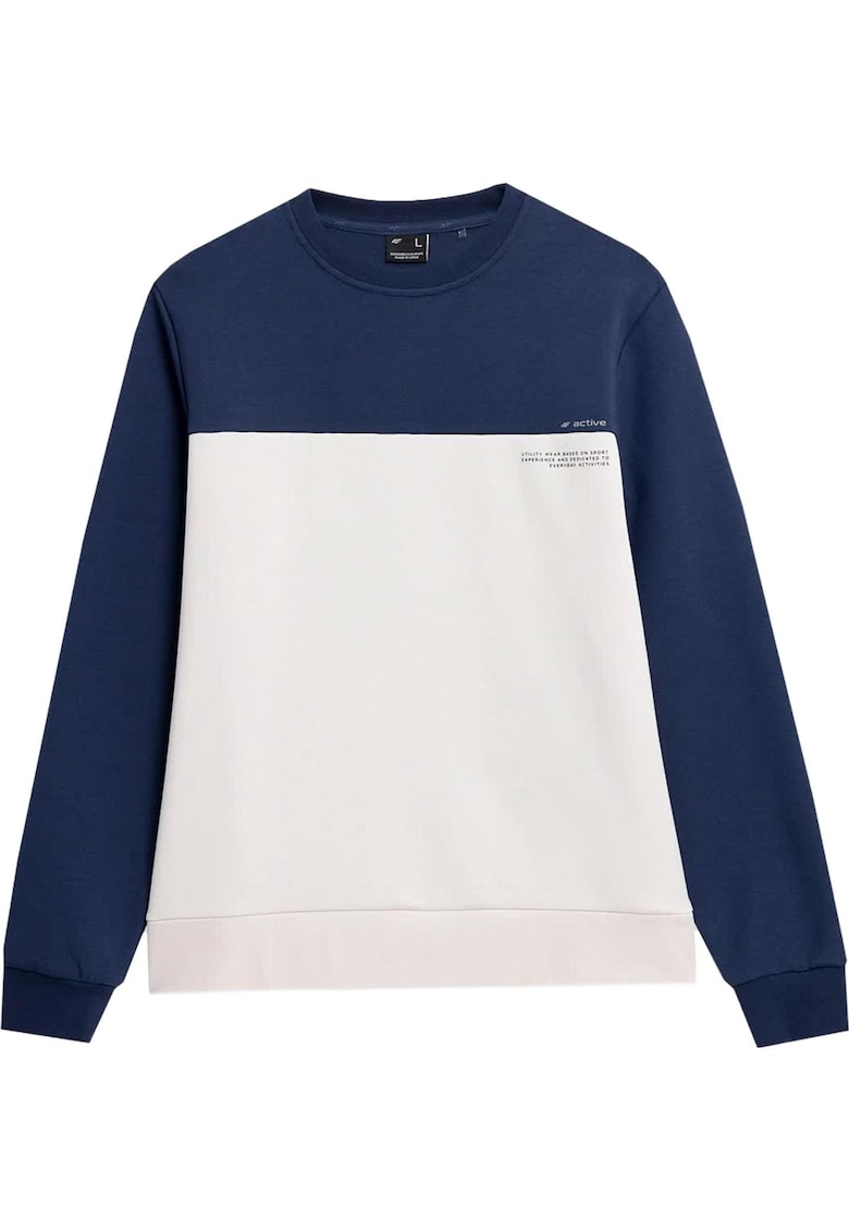 Hanorac unisex Alb/Albastru