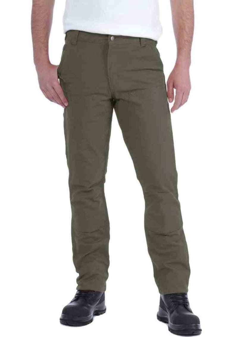 Pantaloni barbati - Bumbac - Verde - Verde