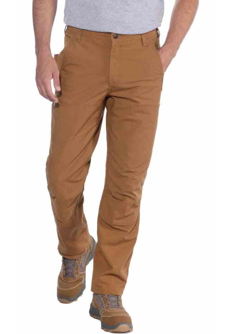 Pantaloni barbati - Bumbac - Maro