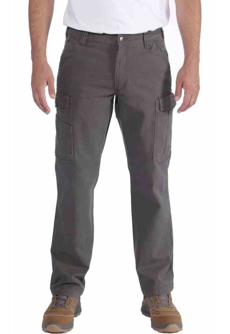 Pantaloni cargo Rigby - bumbac/elastan - gri