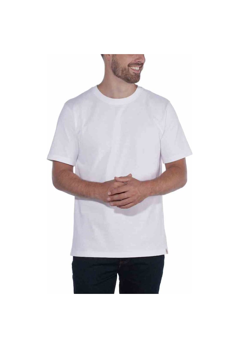 Tricou - Poliester/Bumbac - Alb -