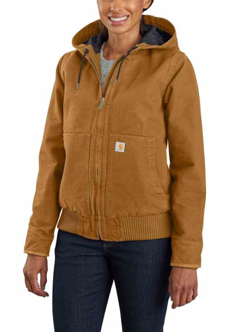 Jacheta Washed Duck Active - Bumbac - Maro - Maro