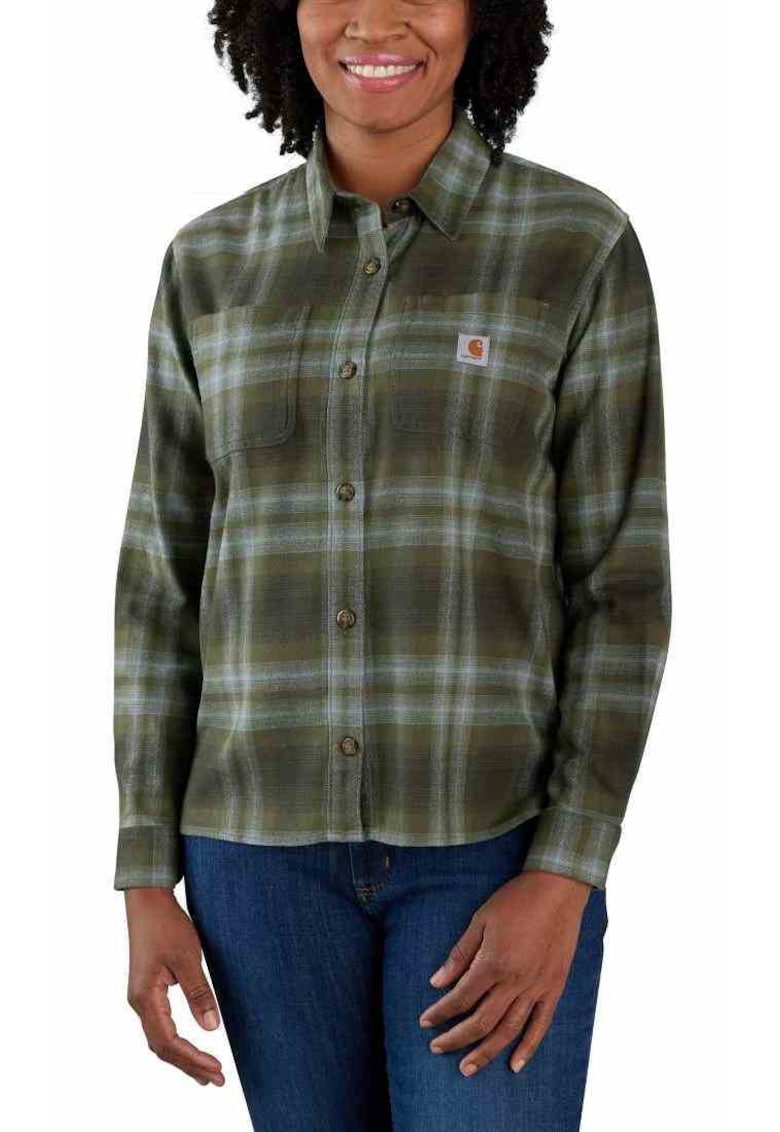 Camasa dama - Bumbac - Verde - Verde