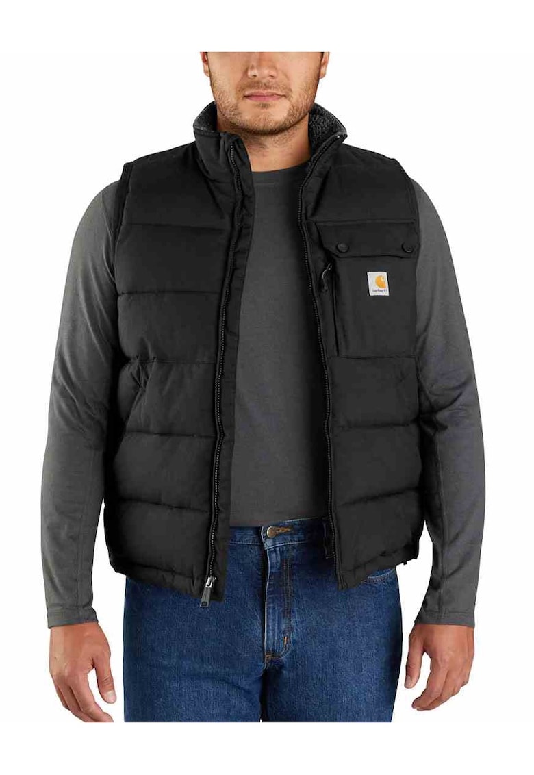 Vest barbati - Montana - negru - puf sintetic - impermeabil - izolatie Sherpa -