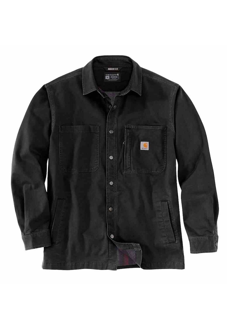 Camasa - Panza/Bumbac/Elastan/Poliester - Negru -